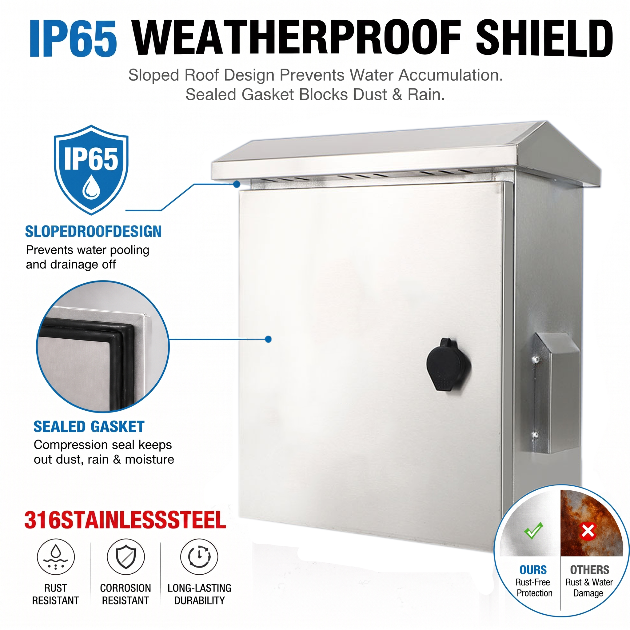 The demand for outdoor waterproof distribution boxes in the Thai market has soared. Have you chosen the right stainless steel rainproof solution?
