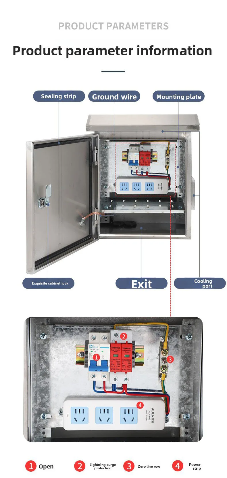 Stainless Steel Monitoring Box