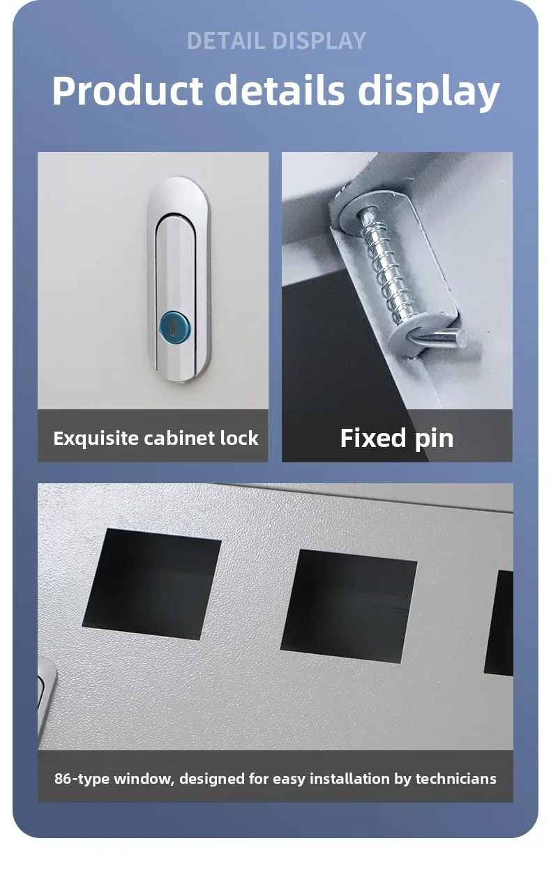 Iron Indoor Concealed Electrical Meter Box