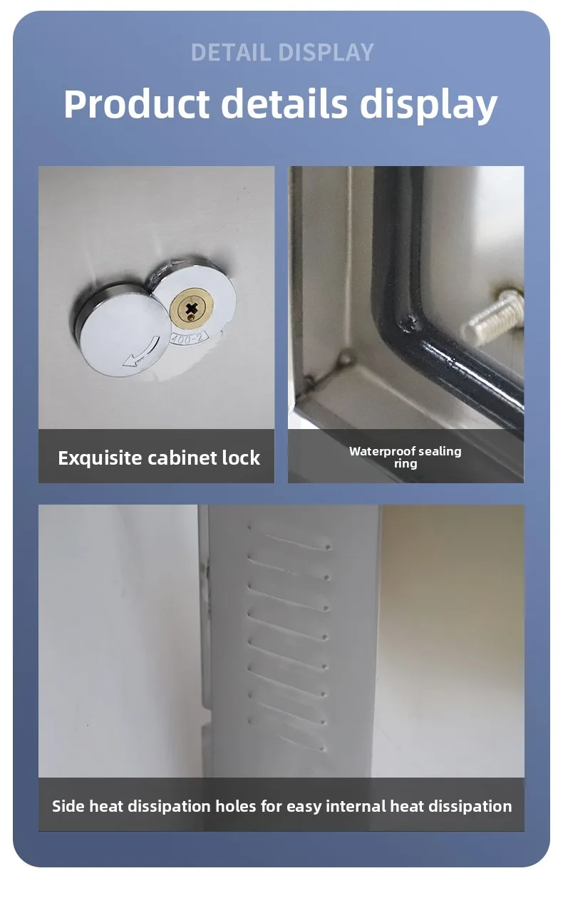 Stainless Steel Outdoor Rainproof Electricity Meter Box