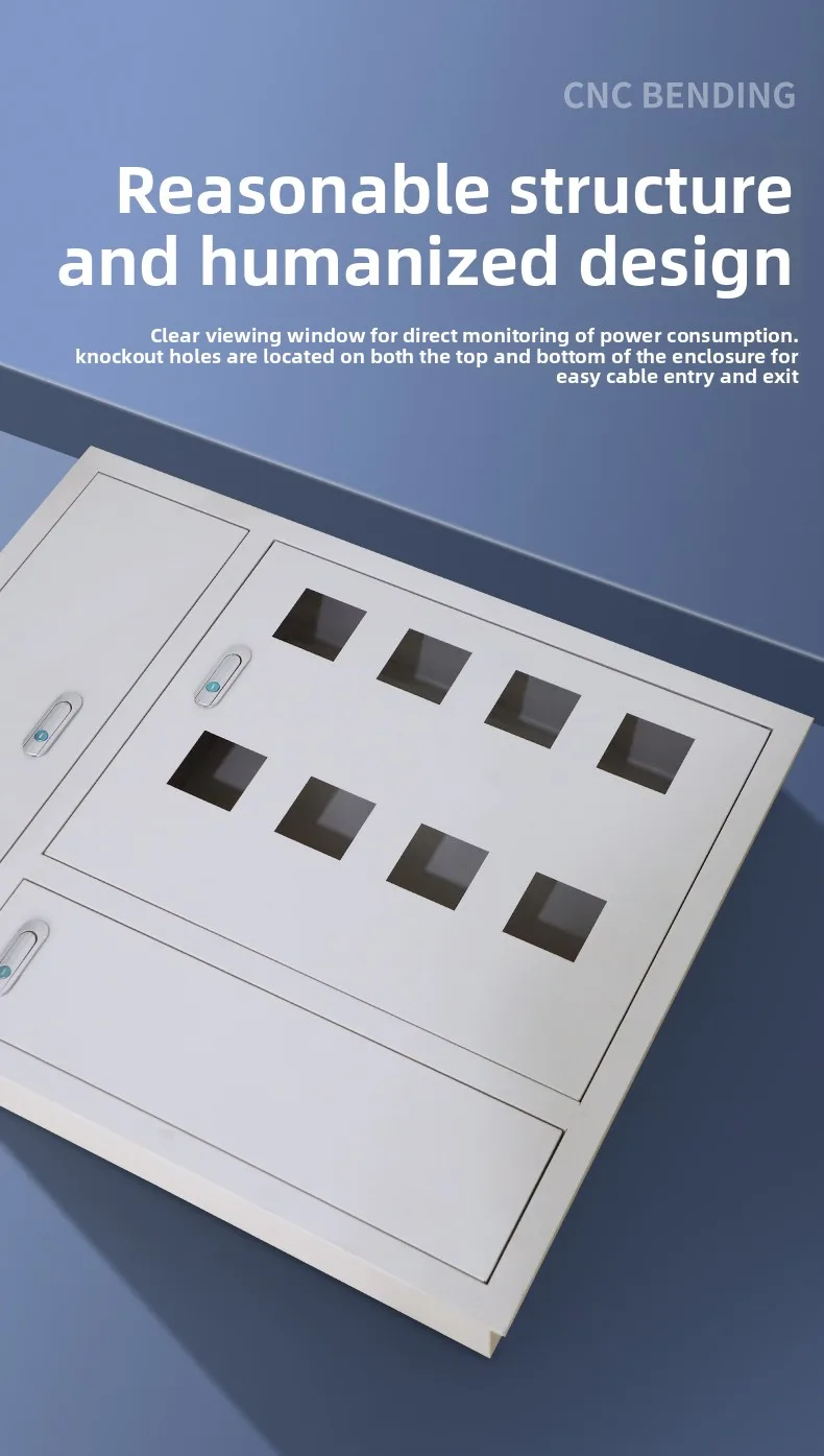 Iron Indoor Concealed-Mounted Embedded Electricity Meter Box