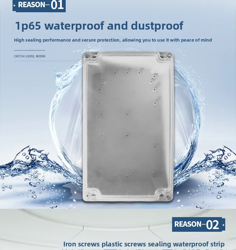 PVC Transparent Cover Waterproof Junction Box