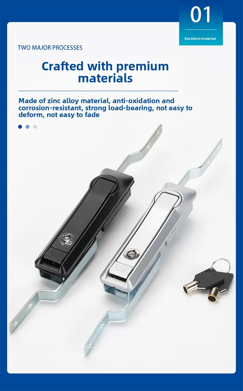 Glossy Cabinet Door Connecting Rod Lock