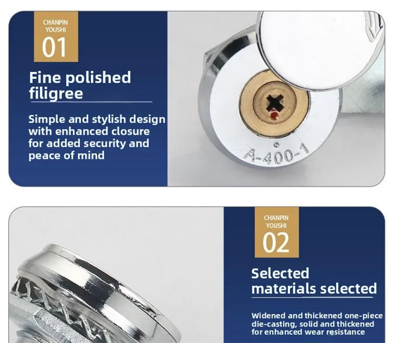 Semi-iron Circular Tongue Lock