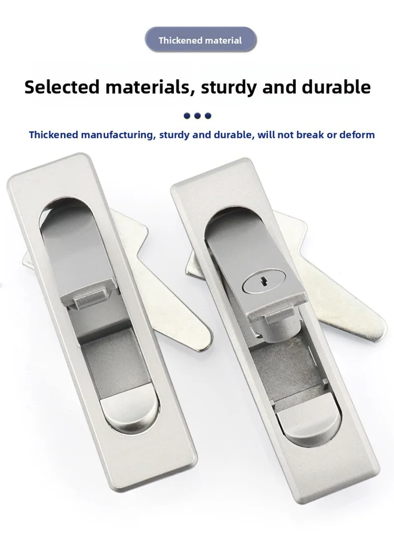 Zinc Alloy Glossy Flat Lock