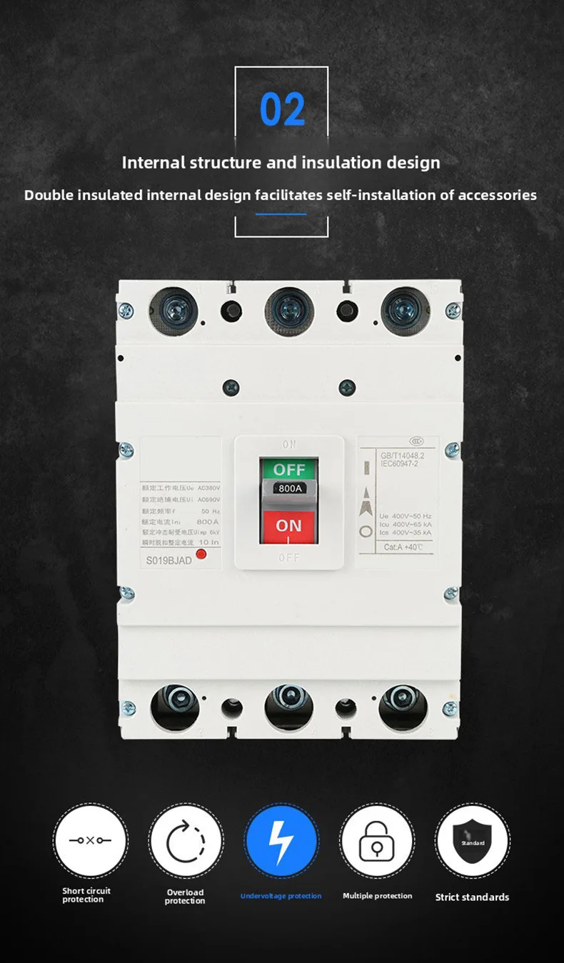Enclosed Circuit Breaker 630A 3P