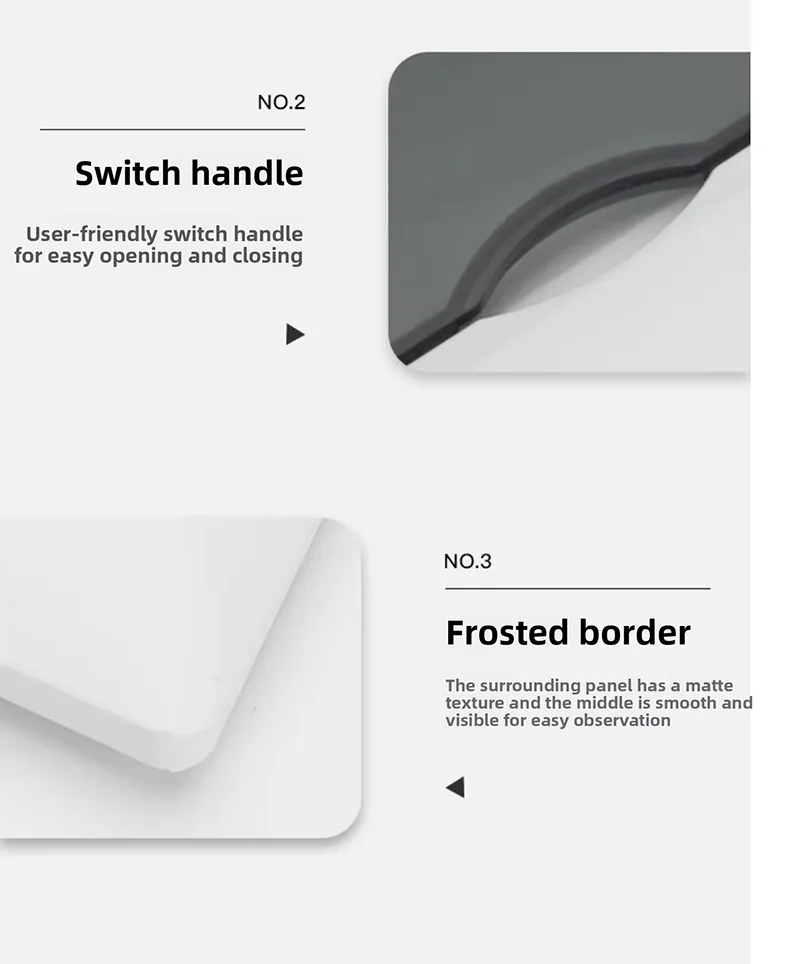Transparent and Visible Panel Multi-Circuit Switch Control Box