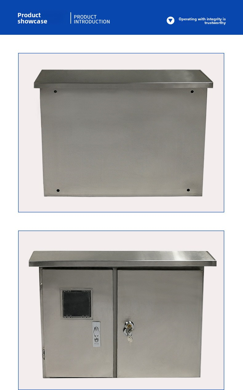Stainless Steel Outdoor Left and Right Double-Door Box