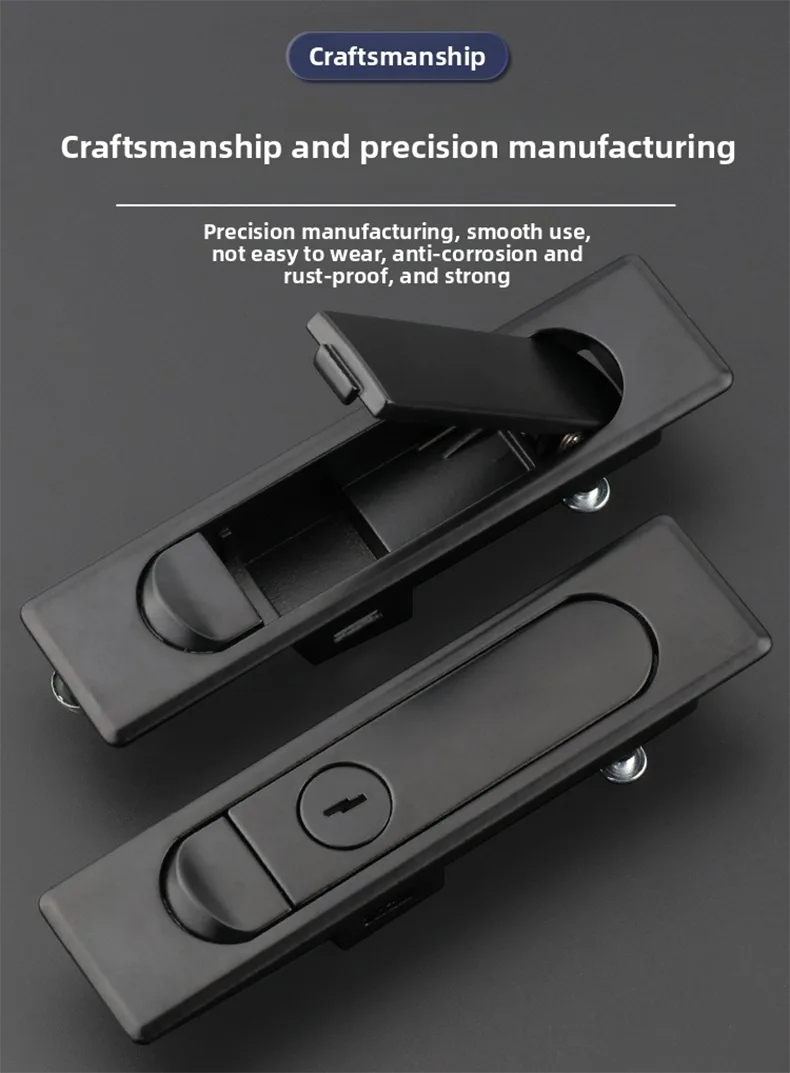 Zinc Alloy Glossy Flat Lock