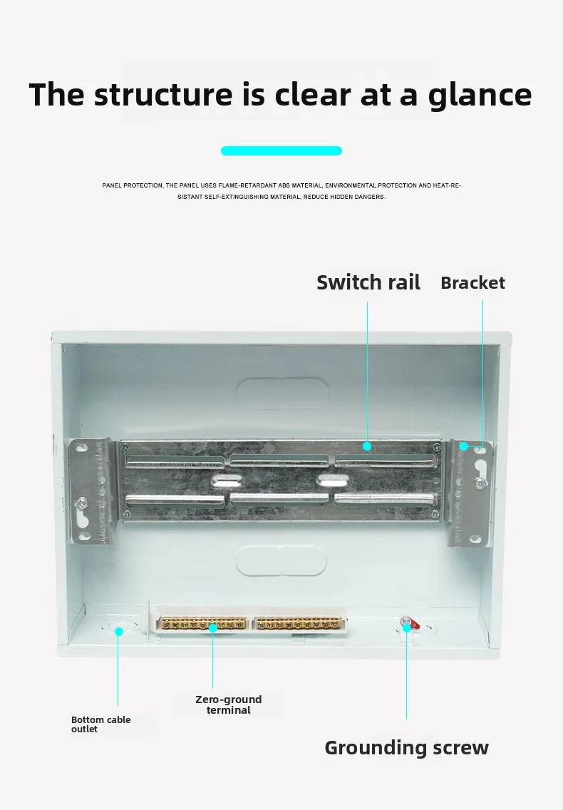 PZ-30 Concealed-Mounted Plastic Panel Distribution Box