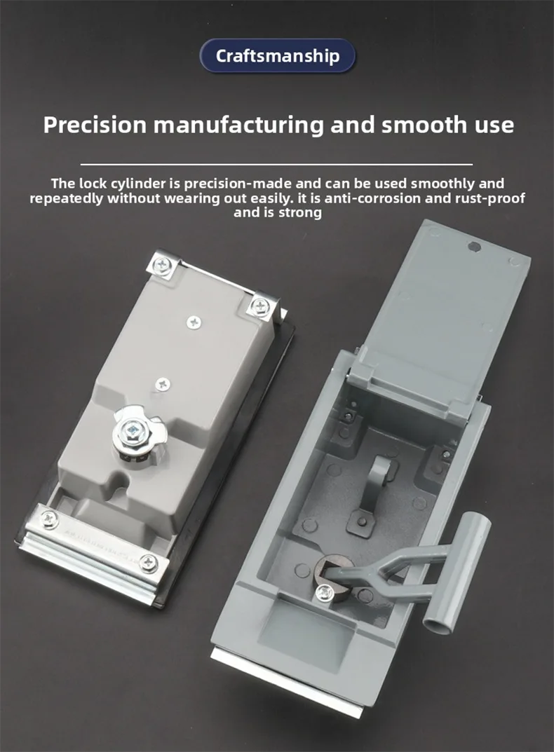 Aluminum Alloy Powder-Coated Flat Lock