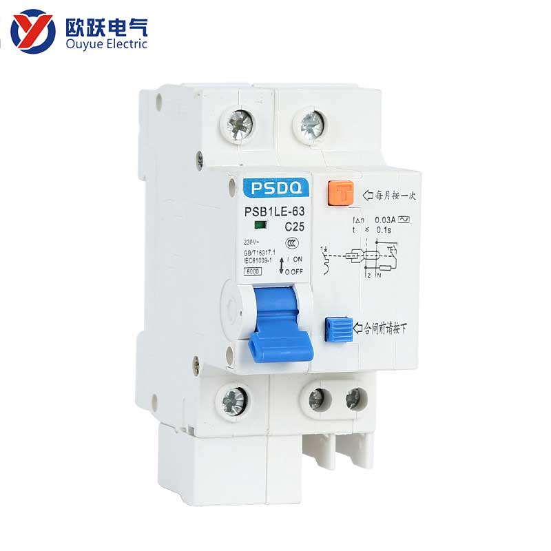 Small leakage circuit breaker 63A 1P+N