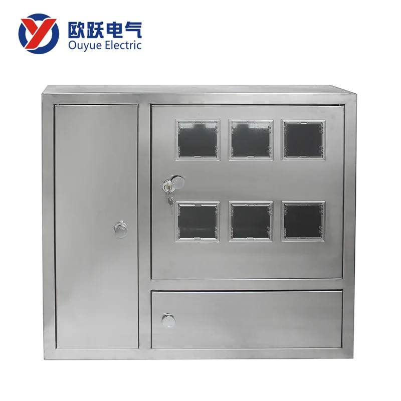 Stainless Steel Indoor Concealed Electrical Meter Box
