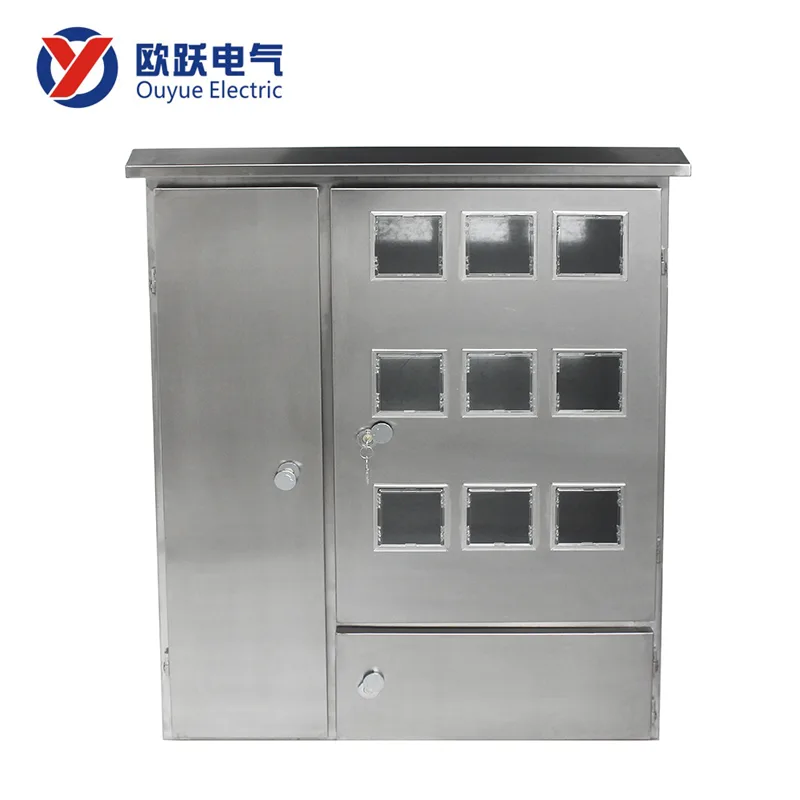 Stainless Steel Outdoor Rainproof Electricity Meter Box
